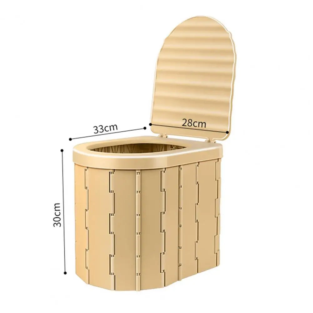 Portable Folding Camping Toilet – Wide Seat & High Load