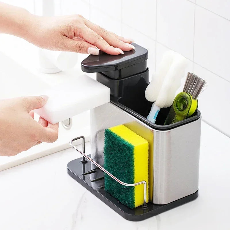 Stainless Steel Soap & Dishwashing Liquid Dispenser
