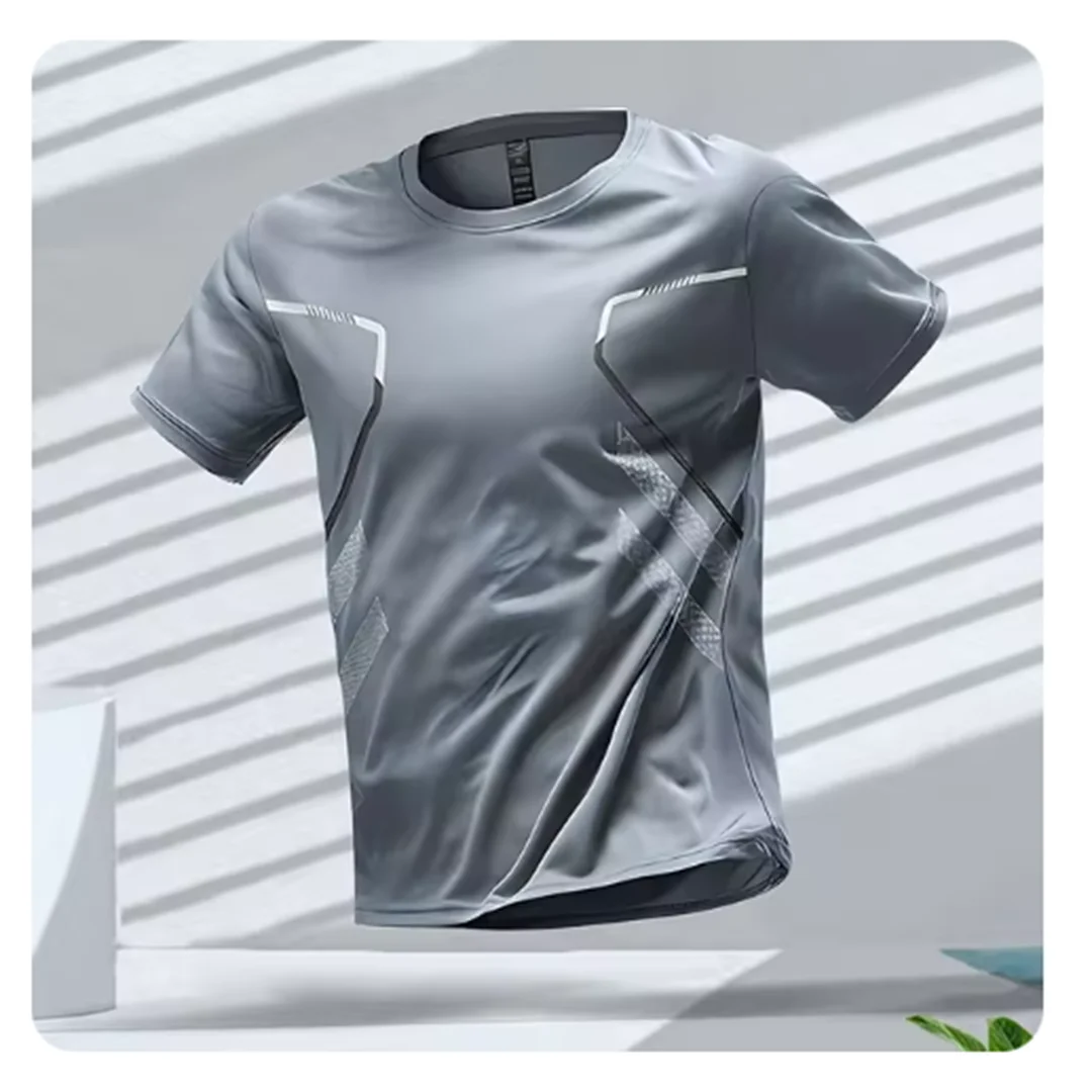 Men’s Quick-Dry Running T-Shirt – Breathable Sports Tee