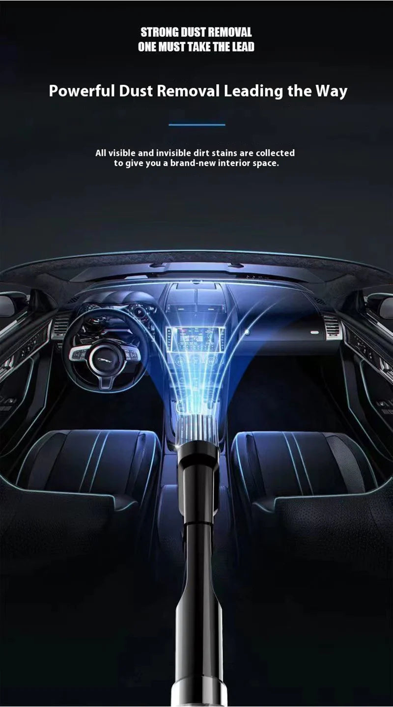 Portable Handheld Car Vacuum Cleaner – Multi-Purpose Use