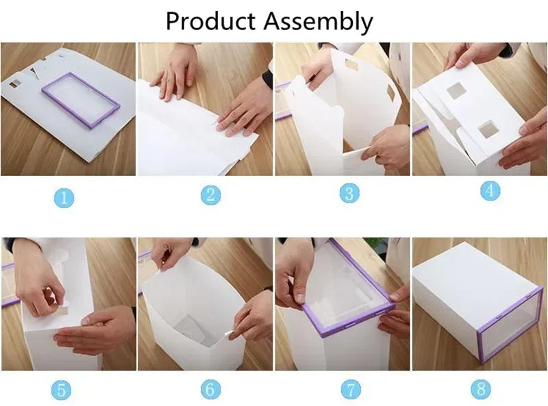 Transparent Drawer Shoe Storage Box – Ladies & Kids