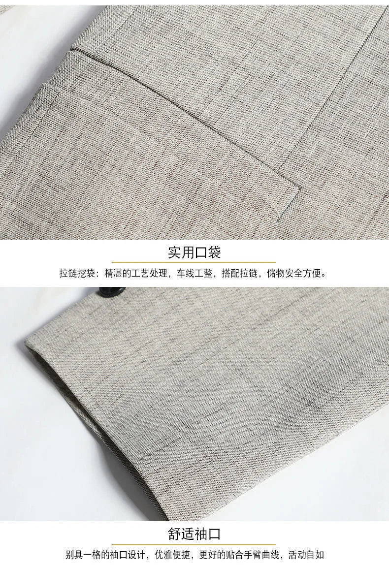 Men's Lightweight Business Blazer – Spring/Autumn Jacket