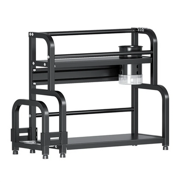 SOFT-Multi-Layer Stainless Steel Kitchen Storage Rack - Seasoning, Chopsticks, Knife & Jar Organizer For Household Use