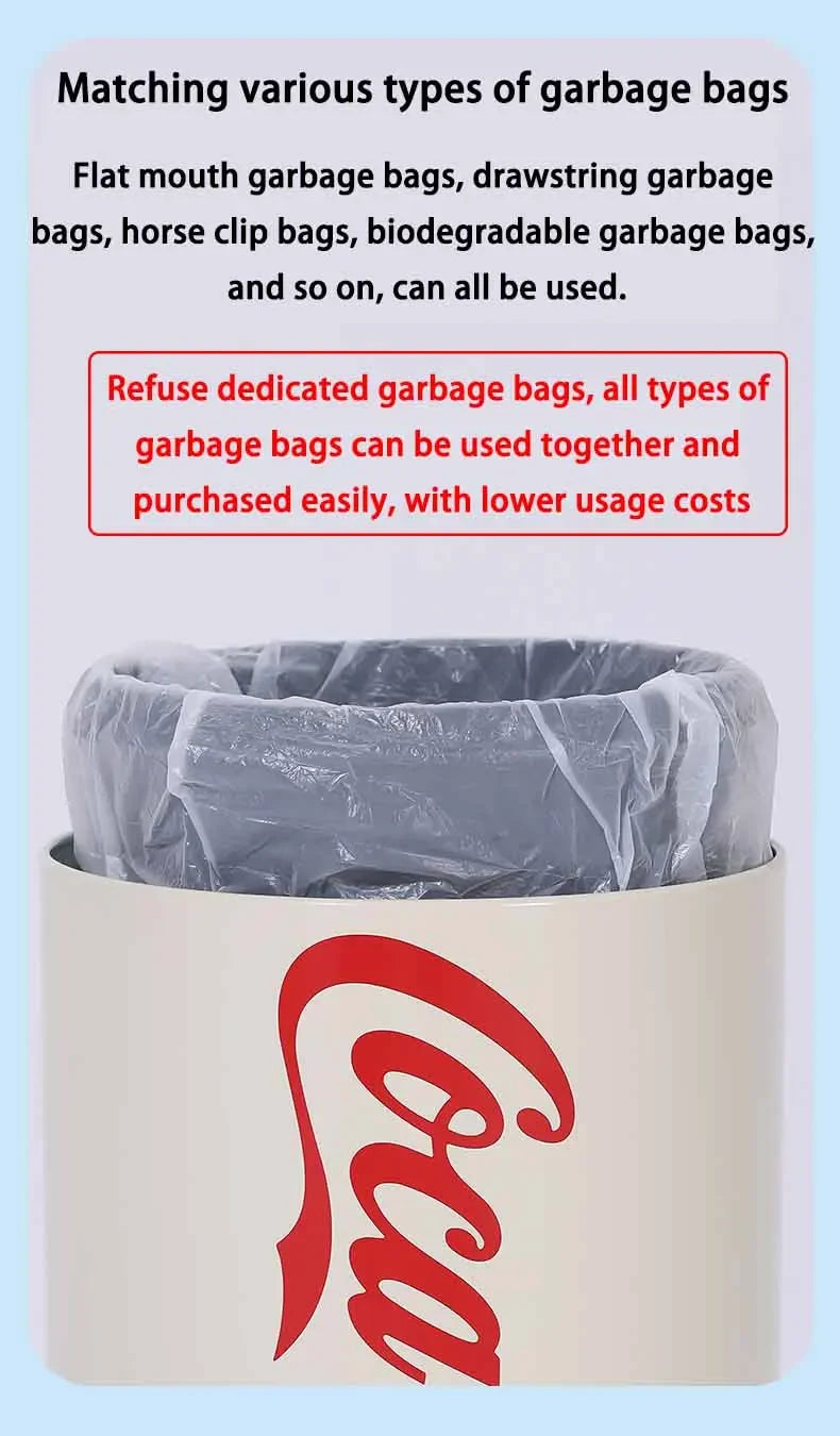 Smart Kitchen Waste Bins Creative Automatic Induction Opening Lid Trash Can Living Room Bedroom Cleaning Tools Accessories