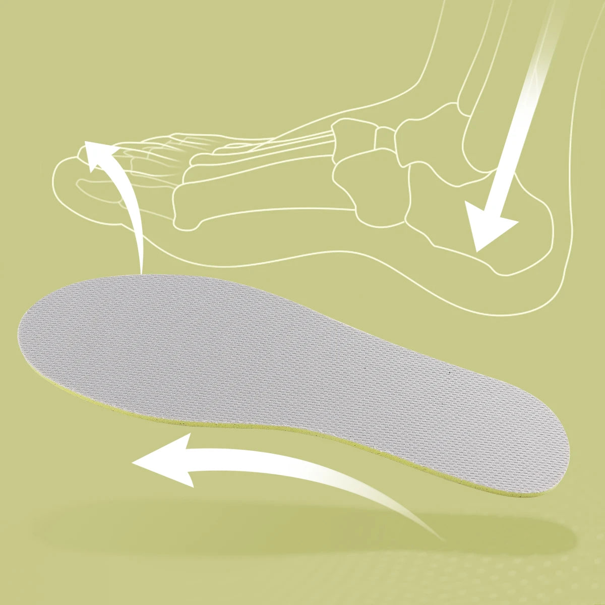 Memory Foam Sport Insoles Shock