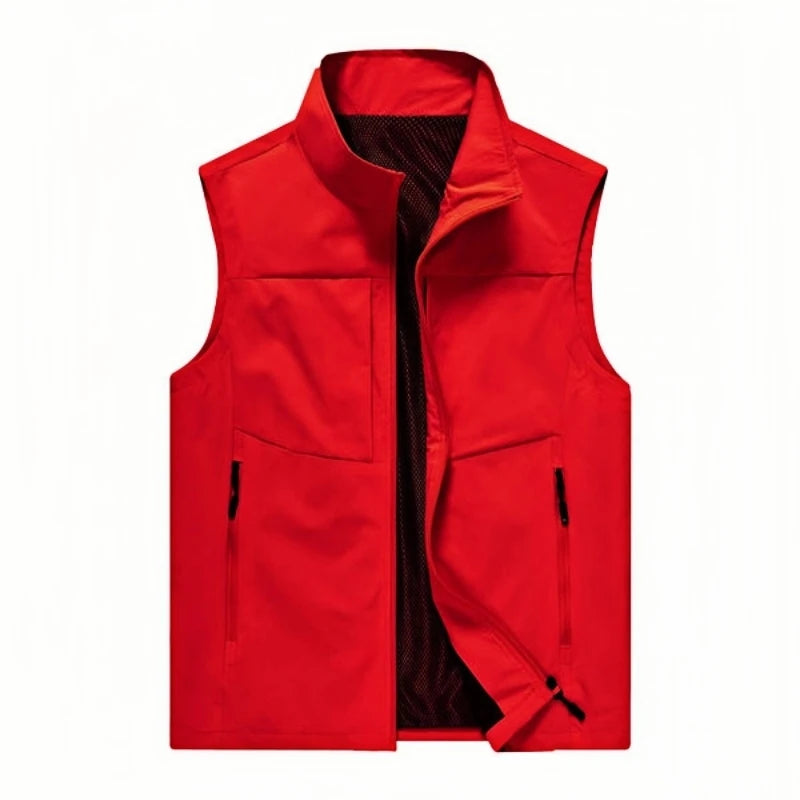Men’s Winter Fleece Vest – Casual Warm Sleeveless Jacket