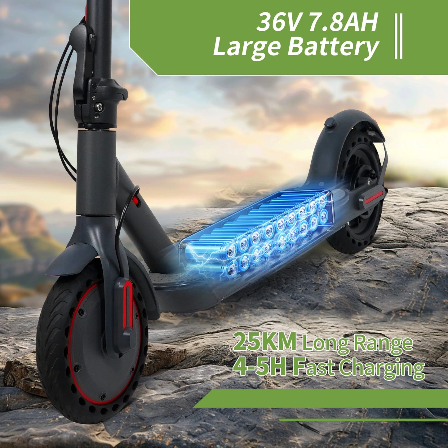 ES80/M365 X1 Electric Scooter – 36V 500W 35KM Range