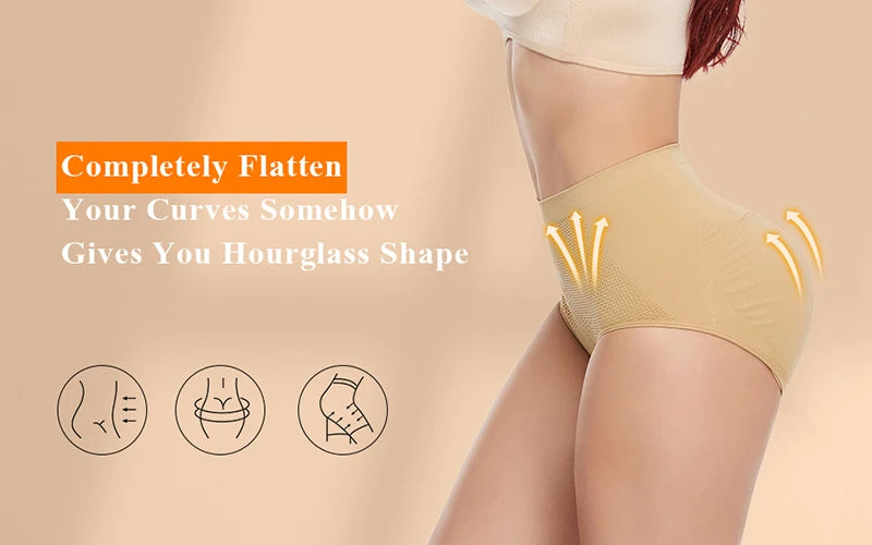 Women Shapewear Waist Trainer Seamless Butt Lifter Padded Butt Hip Enhancer Body Shaper Brief Panties Underwear Tummy Control