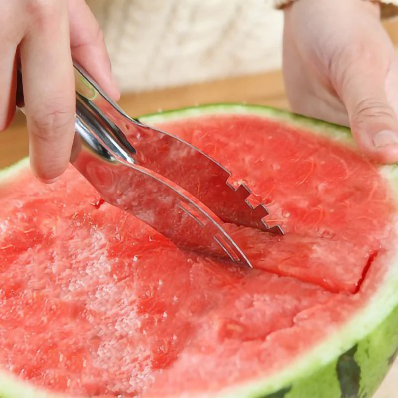 Stainless Steel Watermelon Cutter Knife Kitchen Gadgets Multifunctional Best Kitchen Gadget Home Gadget Kitchen Accessories