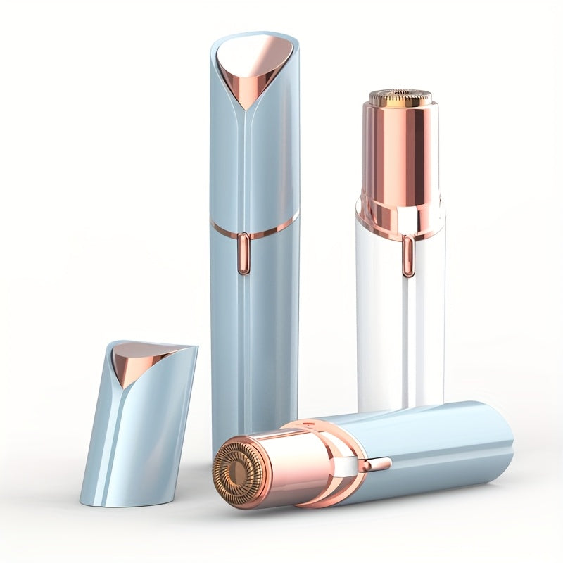 Painless USB Rechargeable Facial Hair Remover - Eyebrow Face Razor Trimmer for Women - Lips, Body, Arms, Mustaches, Fuzz, and Chin