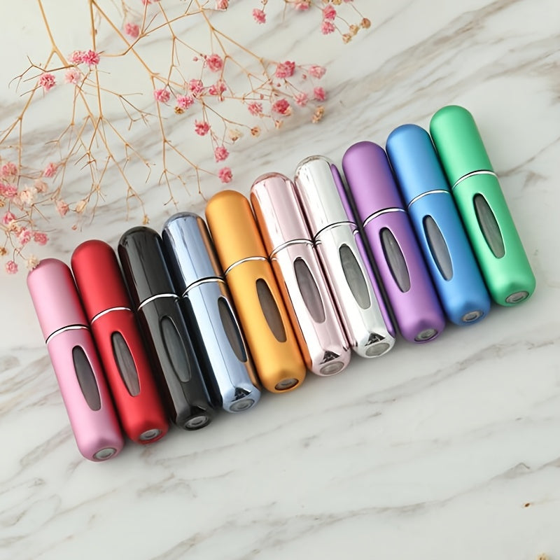 5ml Refillable Portable Perfume Spray Bottle - Mini Atomizer for Travel - Easy to Use and Convenient Cosmetic Pump Dispenser