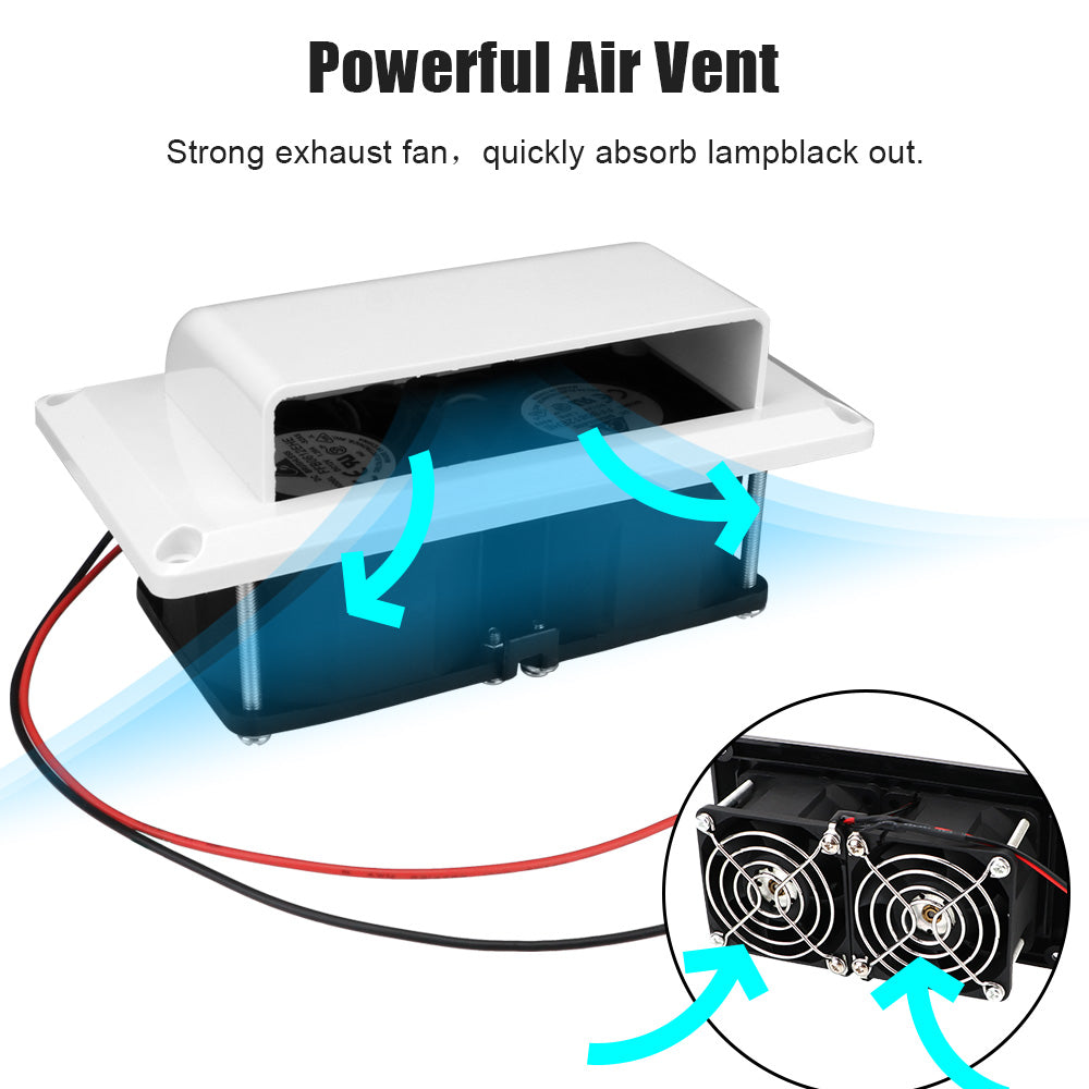 12V 25W Camper Exhaust Fan RV & Marine Ventilation