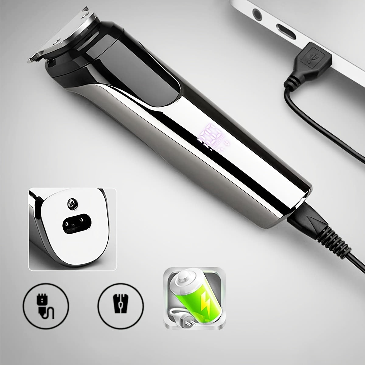 All-in-One Beard Trimmer & Grooming Kit for Men