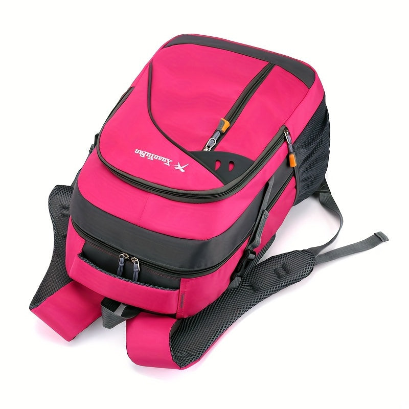 Bright Pink Sports Backpack Large Travel Bag for Women