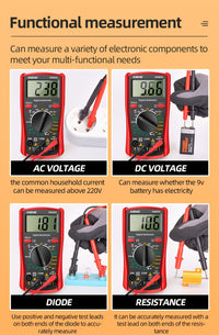 ANENG DM850 Auto Digital Multimeter AC/DC Voltage Tester
