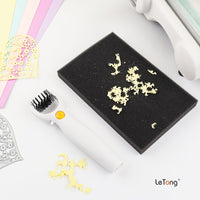 Letong 3-in-1 Die Brush Tool with Piercer & Scraper