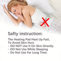 Portable Cordless Heating Pad, Menstrual Heating Pad, Heating Pad For Back With 3-Speed Temperature Adjustment And 4-Speed Massage Modes, Portable Electric Fast Heating Belly Wrap Belt For Women, Holiday Gift