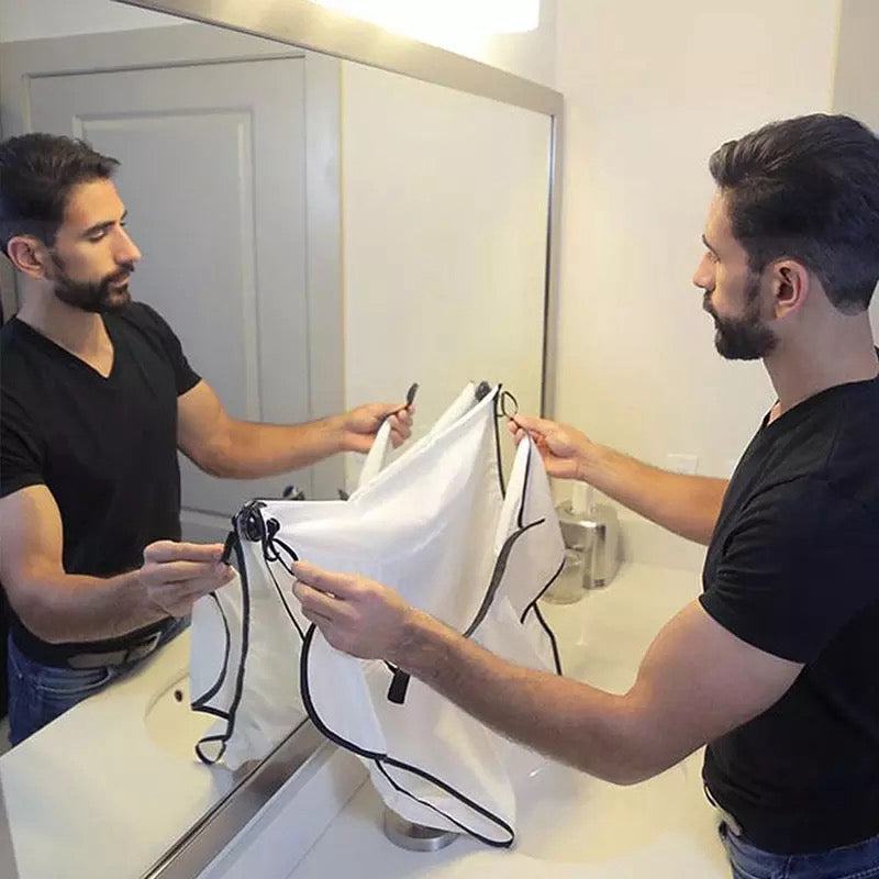Men’s Beard Shaving Apron Grooming Bib Cleaner