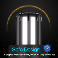 Painless Rechargeable Nose Hair Trimmer for Men and Women - Efficient Nose and Ear Hair Trimmers with Washable Cutter Head and Advanced Safety Features - Perfect Holiday Gift for Father's Day and Everyday Grooming