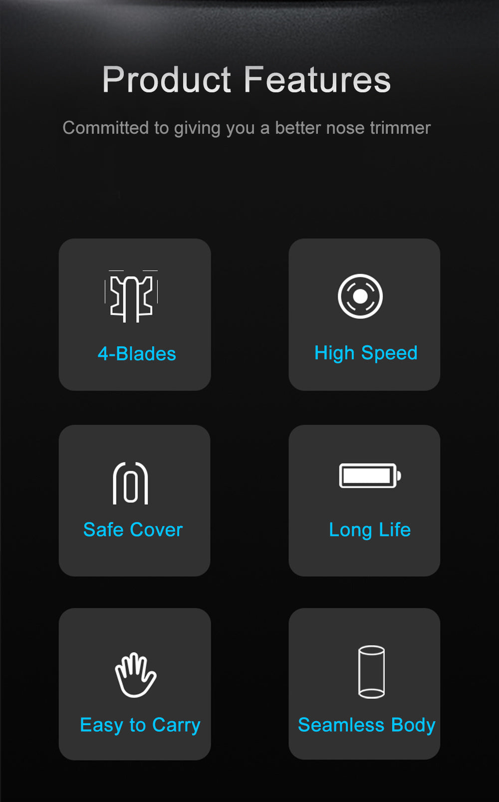 Painless Rechargeable Nose Hair Trimmer for Men and Women - Efficient Nose and Ear Hair Trimmers with Washable Cutter Head and Advanced Safety Features - Perfect Holiday Gift for Father's Day and Everyday Grooming