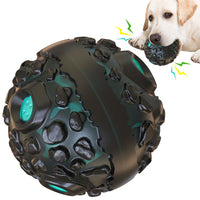 Interactive Meteorite Dog Toy with Sound & Molar Cleaning