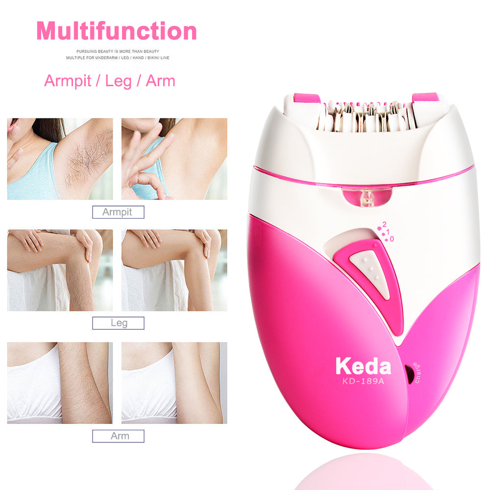 Rechargeable Hair Epilator for Women - Smooth and Painless Leg and Arm Hair Removal