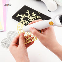 Letong 3-in-1 Die Brush Tool with Piercer & Scraper