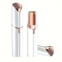 Painless USB Rechargeable Facial Hair Remover - Eyebrow Face Razor Trimmer for Women - Lips, Body, Arms, Mustaches, Fuzz, and Chin