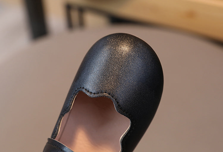 Infant Mary Jane Shoes with Soft Sole & Glitter Design