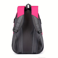 Bright Pink Sports Backpack Large Travel Bag for Women
