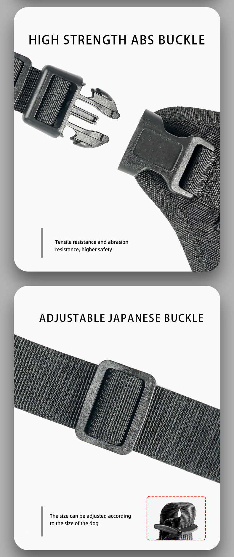 Heavy Duty Adjustable Dog Harness with Handle