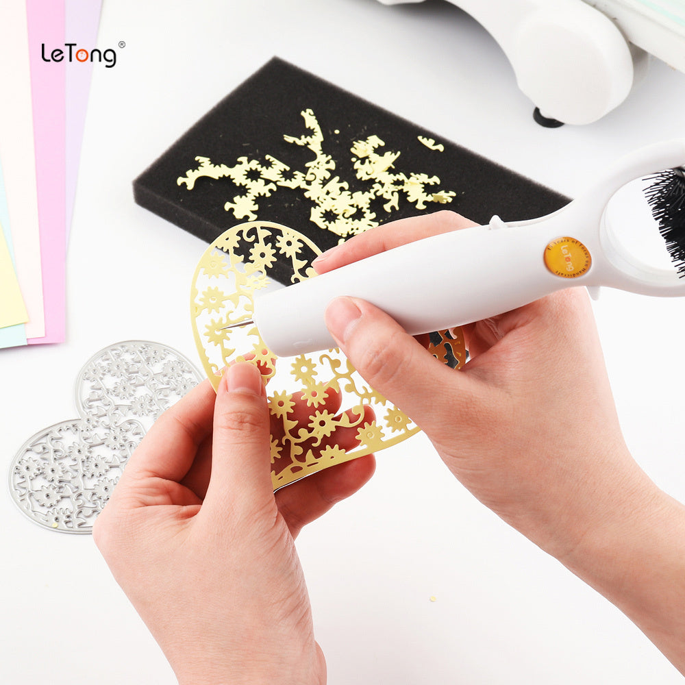 Letong 3-in-1 Die Brush Tool with Piercer & Scraper