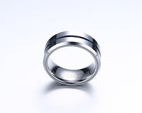 Minimalist Men’s Tungsten Steel Ring Durable Fashion Jewelry Gift