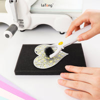 Letong 3-in-1 Die Brush Tool with Piercer & Scraper