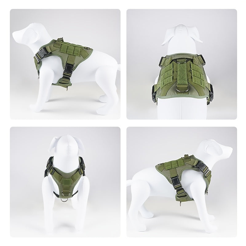Heavy Duty Adjustable Dog Harness with Handle