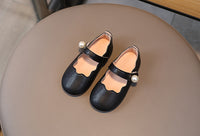 Infant Mary Jane Shoes with Soft Sole & Glitter Design