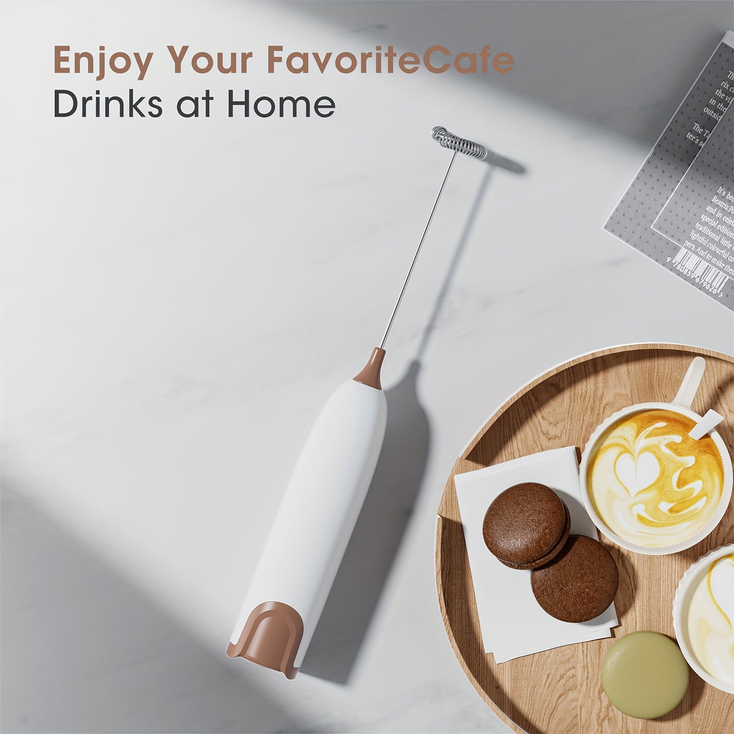 Electric Milk Frother – Creamy Coffee & Cappuccino Maker