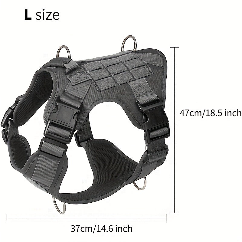 Heavy Duty Adjustable Dog Harness with Handle