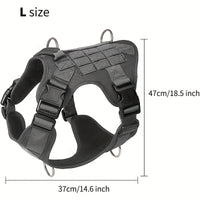 Heavy Duty Adjustable Dog Harness with Handle