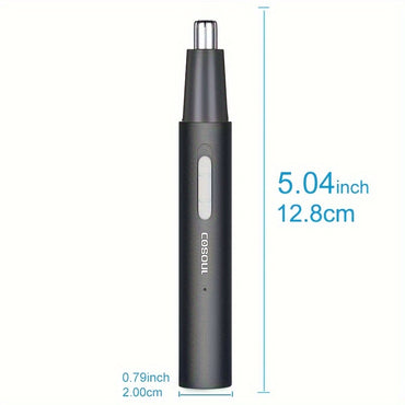 Painless Rechargeable Nose Hair Trimmer for Men and Women - Efficient Nose and Ear Hair Trimmers with Washable Cutter Head and Advanced Safety Features - Perfect Holiday Gift for Father's Day and Everyday Grooming