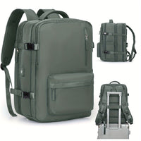 Large Capacity Travel Backpack with Shoe & Wet Pocket