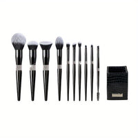 Makeup Brush Set – 10pcs Synthetic Nylon