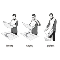 Men’s Beard Shaving Apron Grooming Bib Cleaner