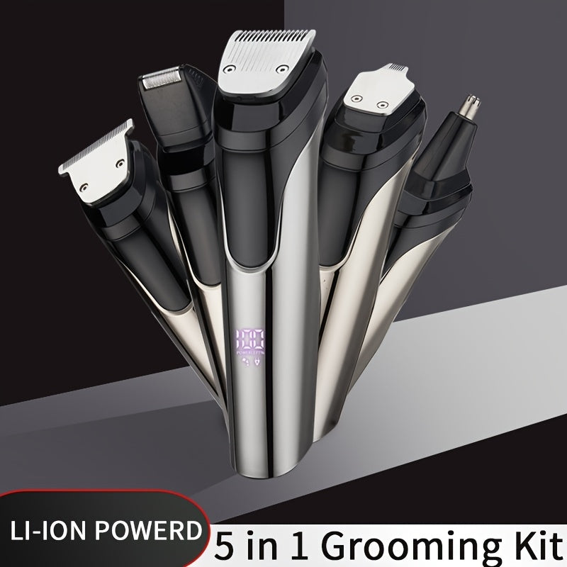 All-in-One Beard Trimmer & Grooming Kit for Men