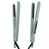 Professional Titanium Hair Straightener with Digital Display - Dual Voltage 110V-220V, 70W High-Power, Ergonomic Design & Adjustable Heat Settings for Men & Women, Hair Styling Tool, Sleek Styling Appliance, Adjustable Heat S