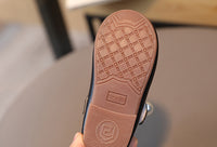 Infant Mary Jane Shoes with Soft Sole & Glitter Design