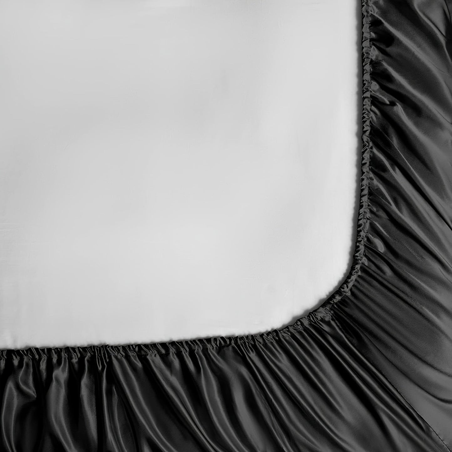 This 4pcs Satin Bed Sheet Set Includes One Fitted Sheet, One Flat Sheet, And Two Pillowcases Without Inserts. The Solid Color Showcases a Simple And Elegant Design That Never Goes Out of Style. Made from Polyester, The Fabric