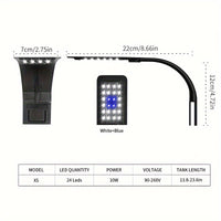 LED Aquarium Clip Light for Fish Tanks & Plant Growth