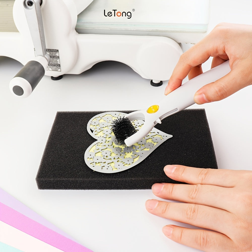 Letong 3-in-1 Die Brush Tool with Piercer & Scraper