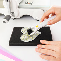 Letong 3-in-1 Die Brush Tool with Piercer & Scraper